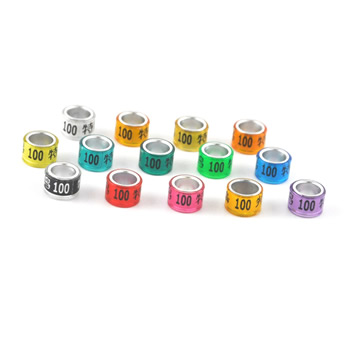 8mm Aluminium core with plastic coat rings（7mm height）