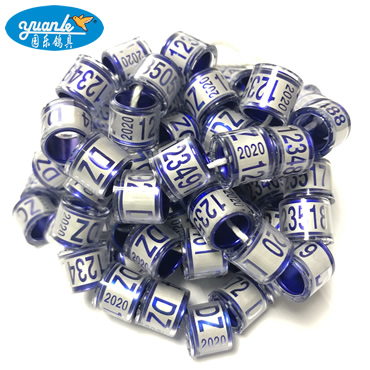 8mm New Model Color Word Aluminium Plastic Rings 2020