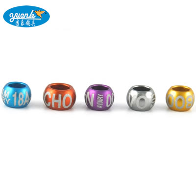 Aluminium Pigeon Ring Round Beads 2mm-16mm 