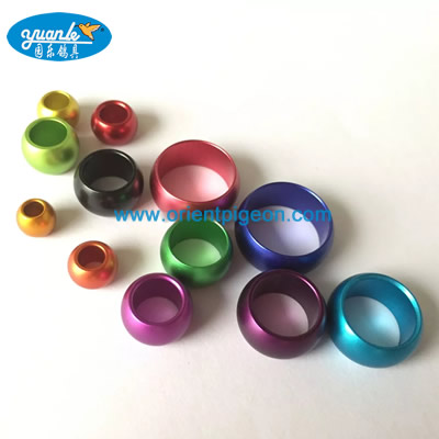 Aluminium Pigeon Ring Round Beads 17mm-28mm 