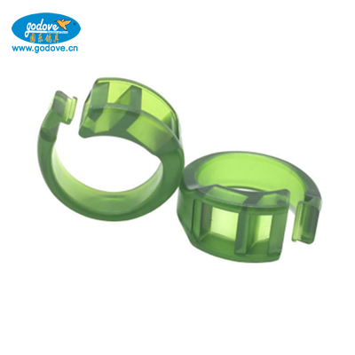 Translucent Open Plastic Ring-can put chips for Falcon/Pigeon 