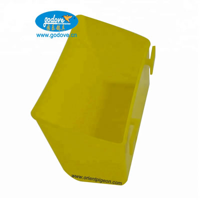Beveled  Suspended Feeder(white /yellow)