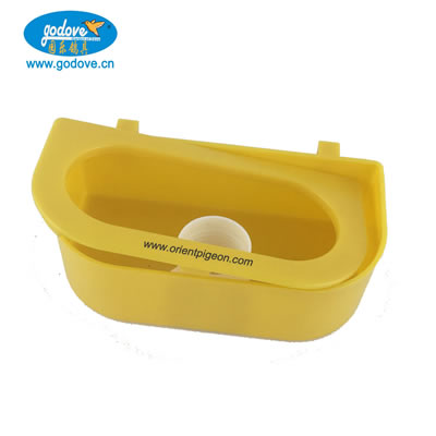 Dual- purpose suspended feeder(white/yellow)
