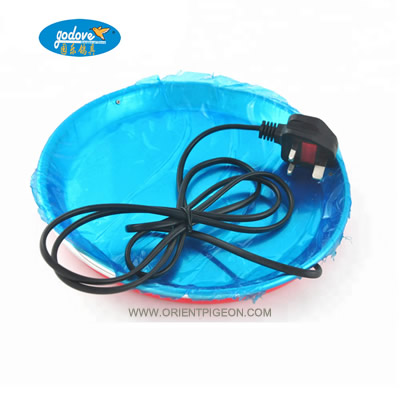 Flat Fountain heater 26cm/24cm for Pigeon Drinker